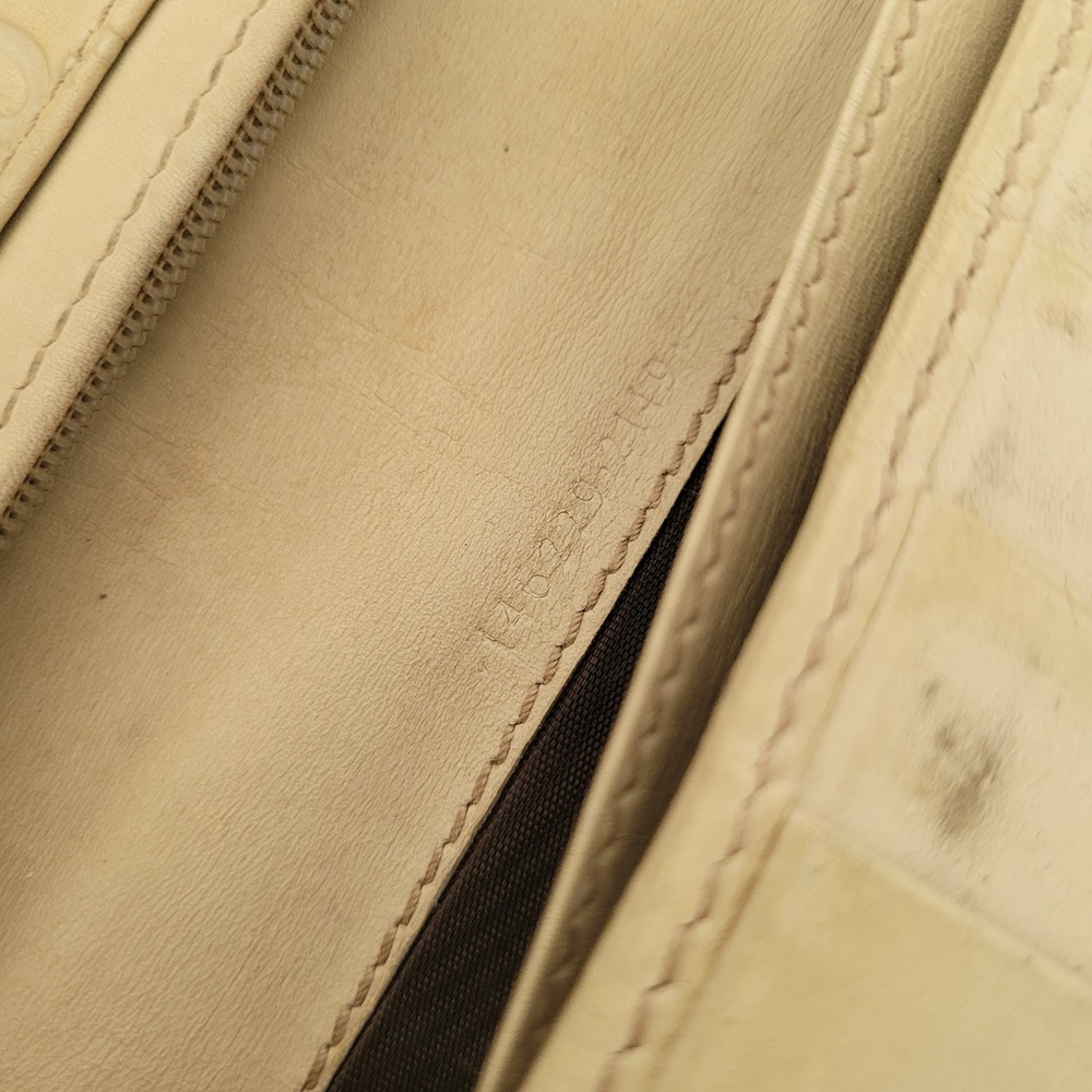 Gucci Guccissima Long Continental Wallet Bone White Leather 115229-2149‎ - Picture 5 of 14